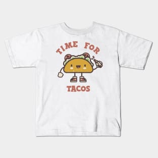 Time For Tacos Kids T-Shirt